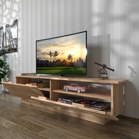 TV Stand BJORN Natural Beech - Stylish and Durable TV Stand for Home and Business Premises