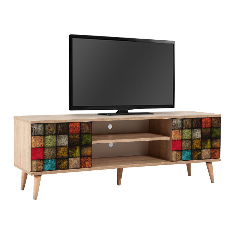 TV Stand ANKARA Natur Multi - Modern and Striking Design