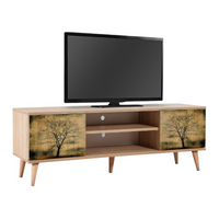 Modern TV Stand ANKARA Sonoma - Stylish Design, Durable Construction