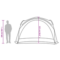 vidaXL Party Tent Green Waterproof - Outdoor Event Shelter