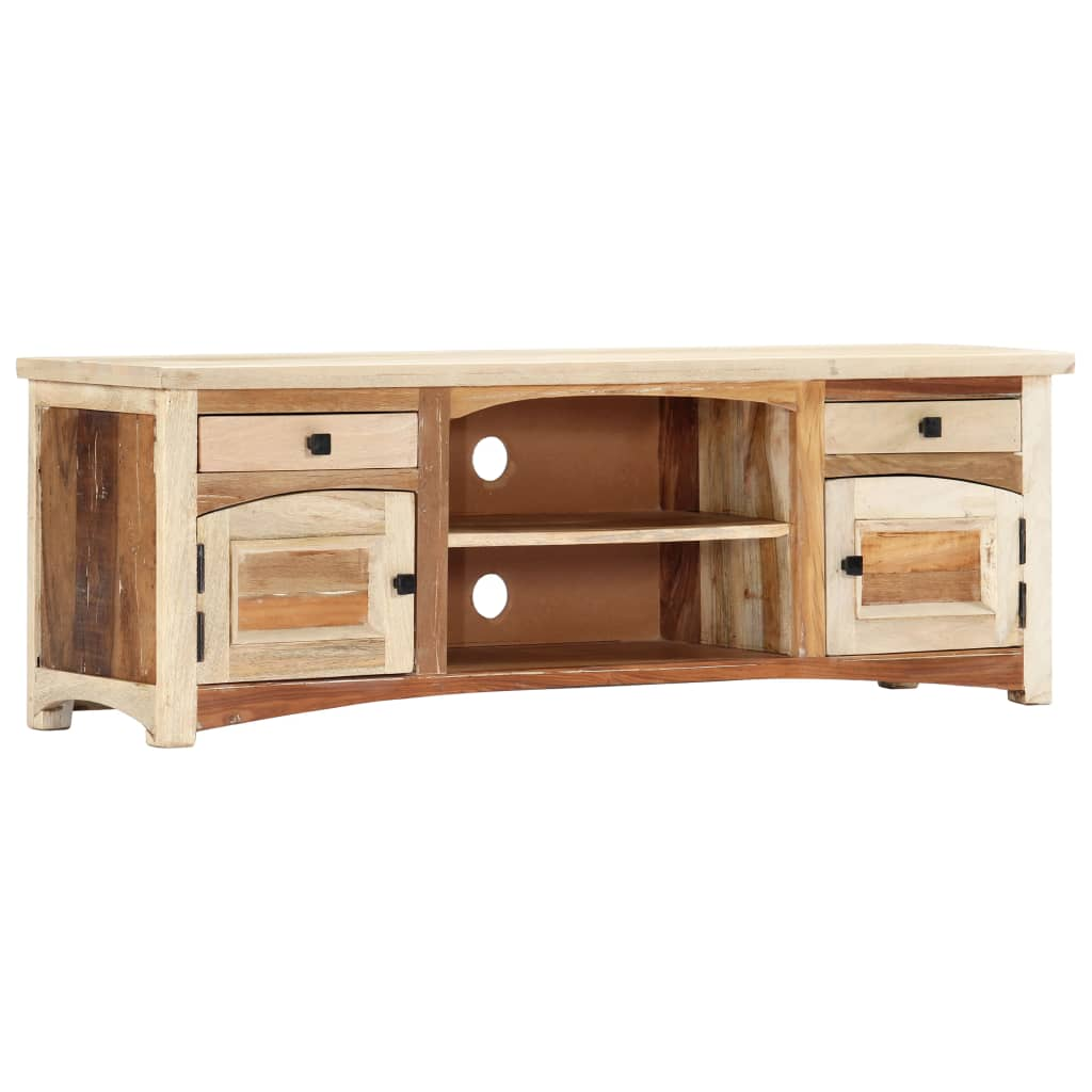 TV Cabinet 120x30x40 cm | Solid Reclaimed Wood