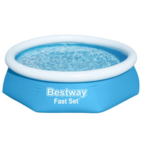 Bestway Fast Set Inflatable Swimming Pool - Enjoy Fun in the Sun with Family and Friends