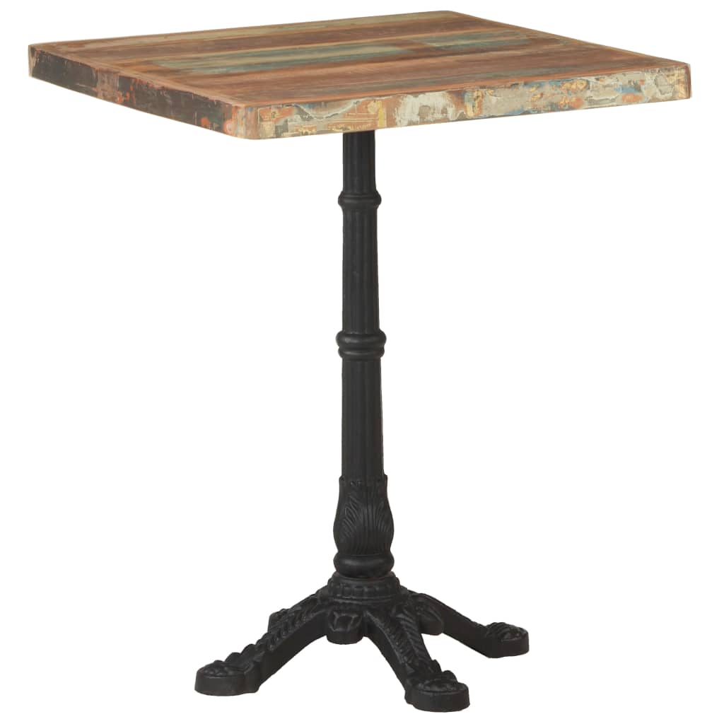 Bistro Table - Solid Reclaimed Wood - 60x60x76 cm