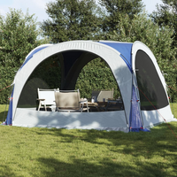 vidaXL Party Tent Blue Waterproof - Outdoor Event Shelter