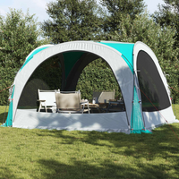 vidaXL Party Tent Green Waterproof - Outdoor Event Shelter