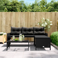 Garden Sofa with Table and Cushions - Relax in Style