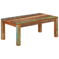 Coffee Table 100x55x40 cm Solid Reclaimed Wood - Functional and Beautiful