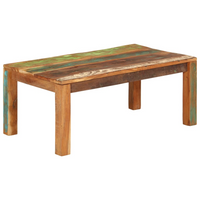 Coffee Table 100x55x40 cm Solid Reclaimed Wood - Functional and Beautiful