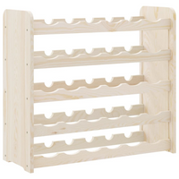 Wine Rack 67.5x25x60 cm Solid Wood Pine - Organize and Showcase Your Wine Collection in Style