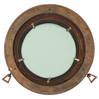 vidaXL Porthole Mirror Wall Hanging Ø38 cm - Nautical Coastal Decor