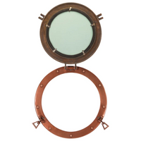 vidaXL Porthole Mirror Wall Hanging Ø38 cm - Nautical Coastal Decor