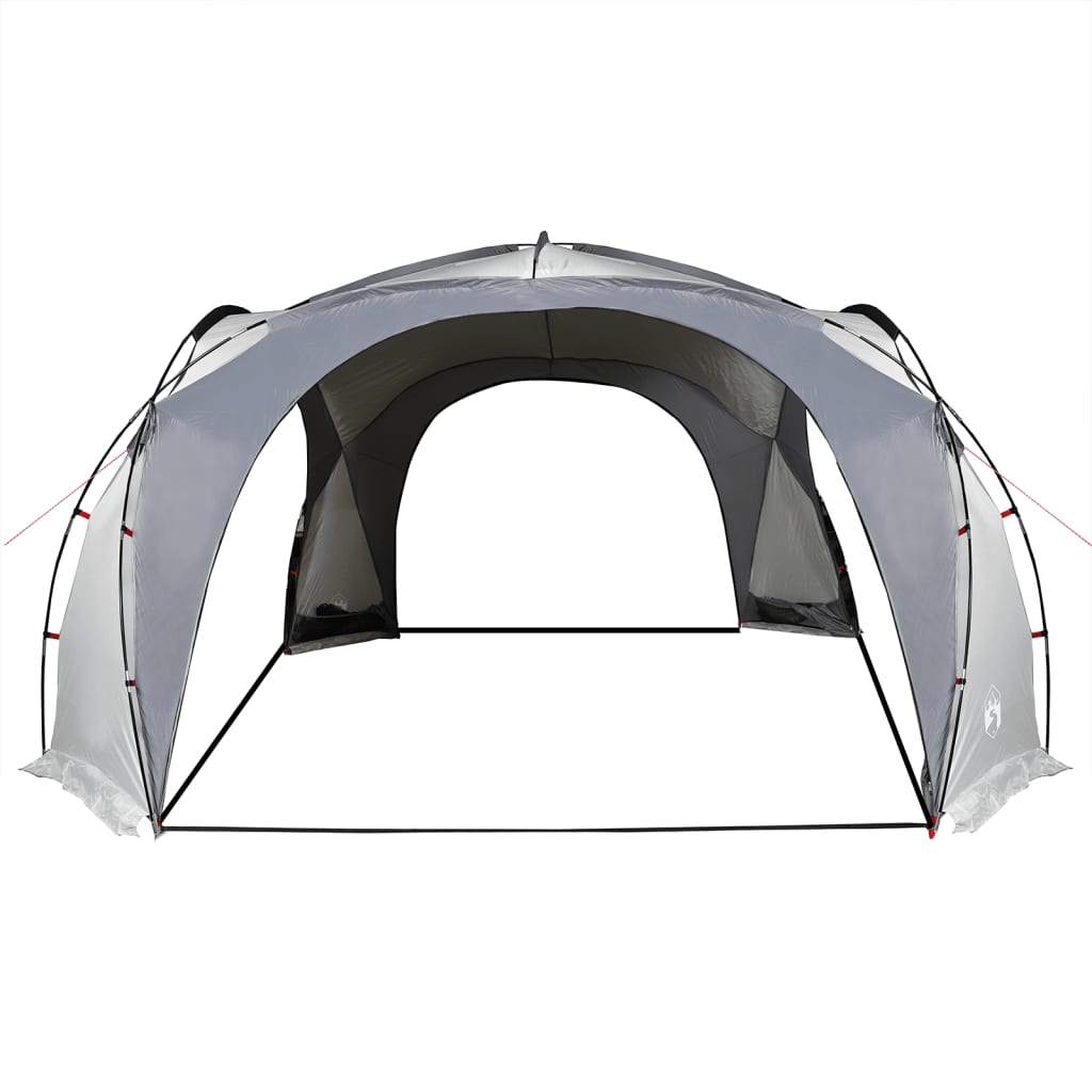 vidaXL Party Tent White and Grey Waterproof - Outdoor Event Canopy