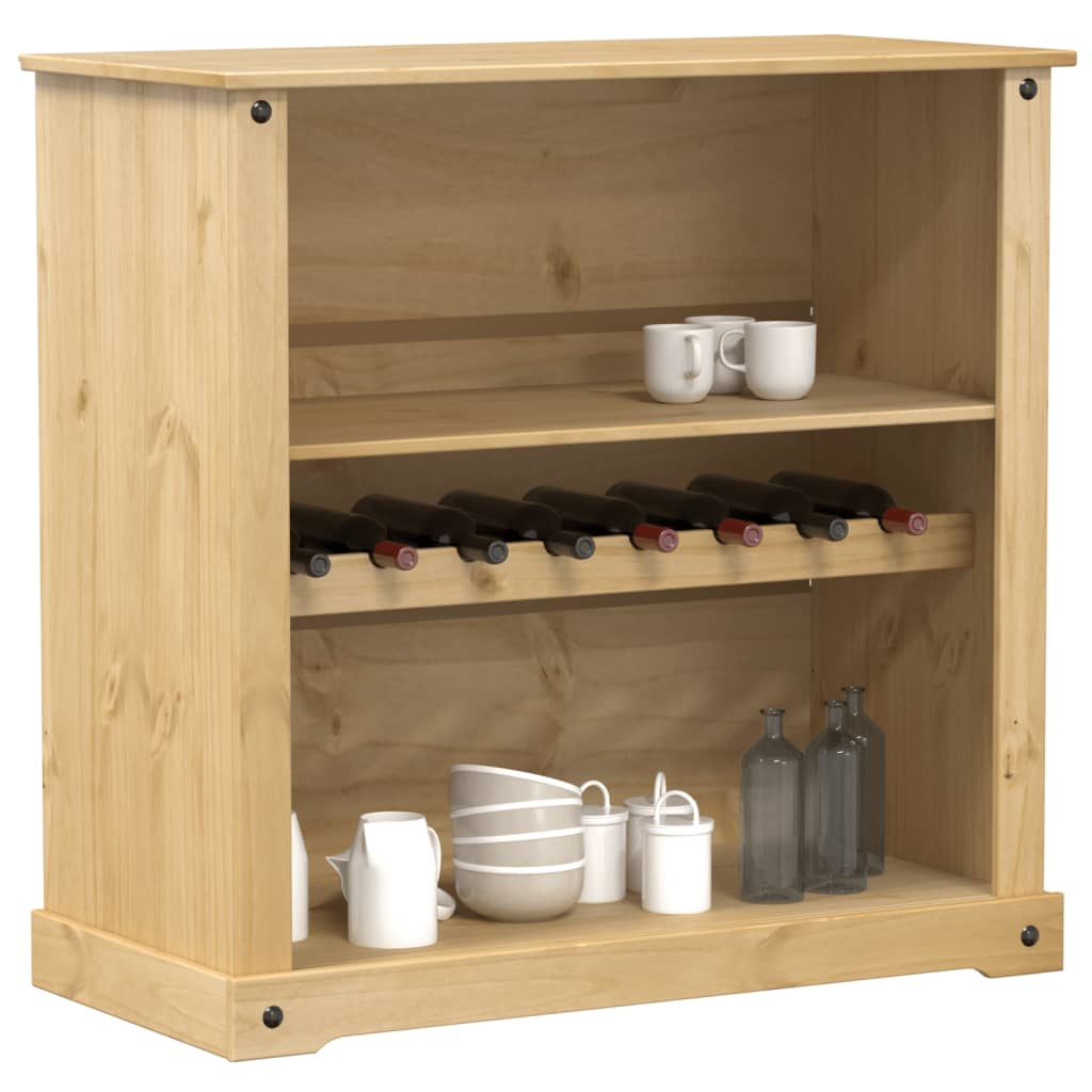 Wine Cabinet Corona | Solid Wood Pine - Store, Age, and Display Your Wine in Style