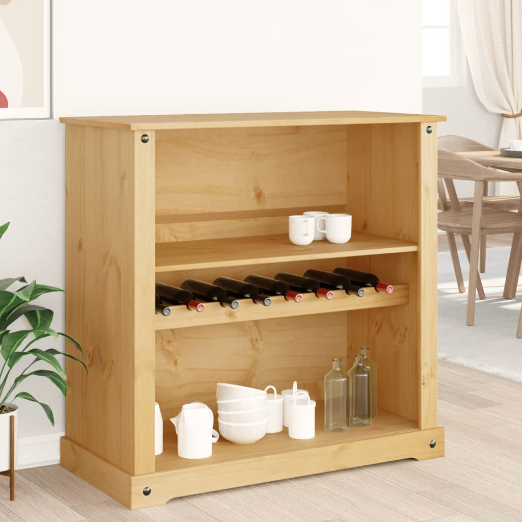 Wine Cabinet Corona | Solid Wood Pine - Store, Age, and Display Your Wine in Style