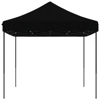 Foldable Party Tent Pop-Up Black 440x292x315 cm