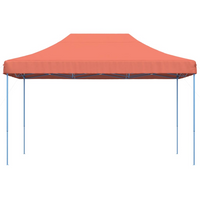 Foldable Party Tent Pop-Up Terracotta 440x292x315 cm - Perfect for Outdoor Events