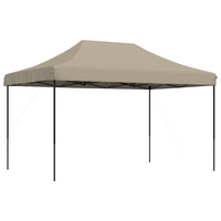 Foldable Party Tent Pop-Up Taupe 440x292x315 cm