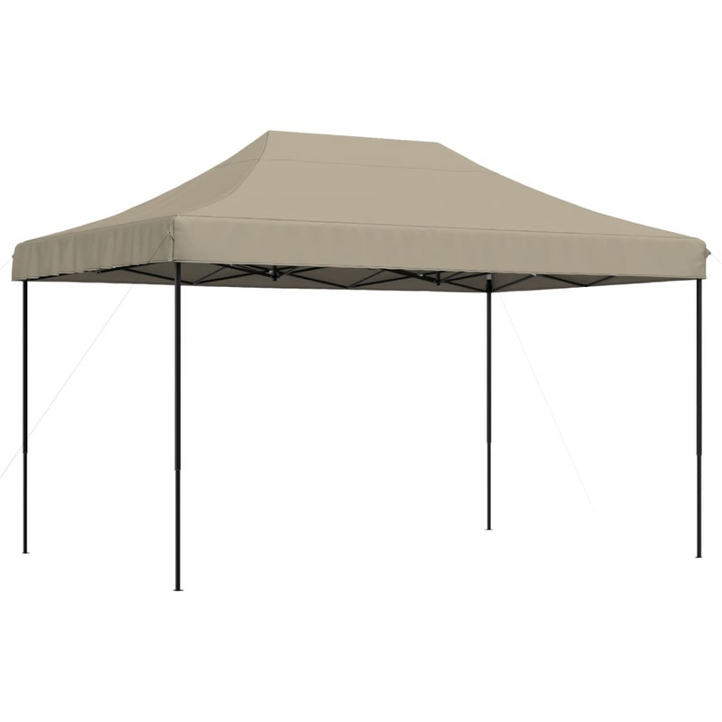 Foldable Party Tent Pop-Up Taupe 440x292x315 cm