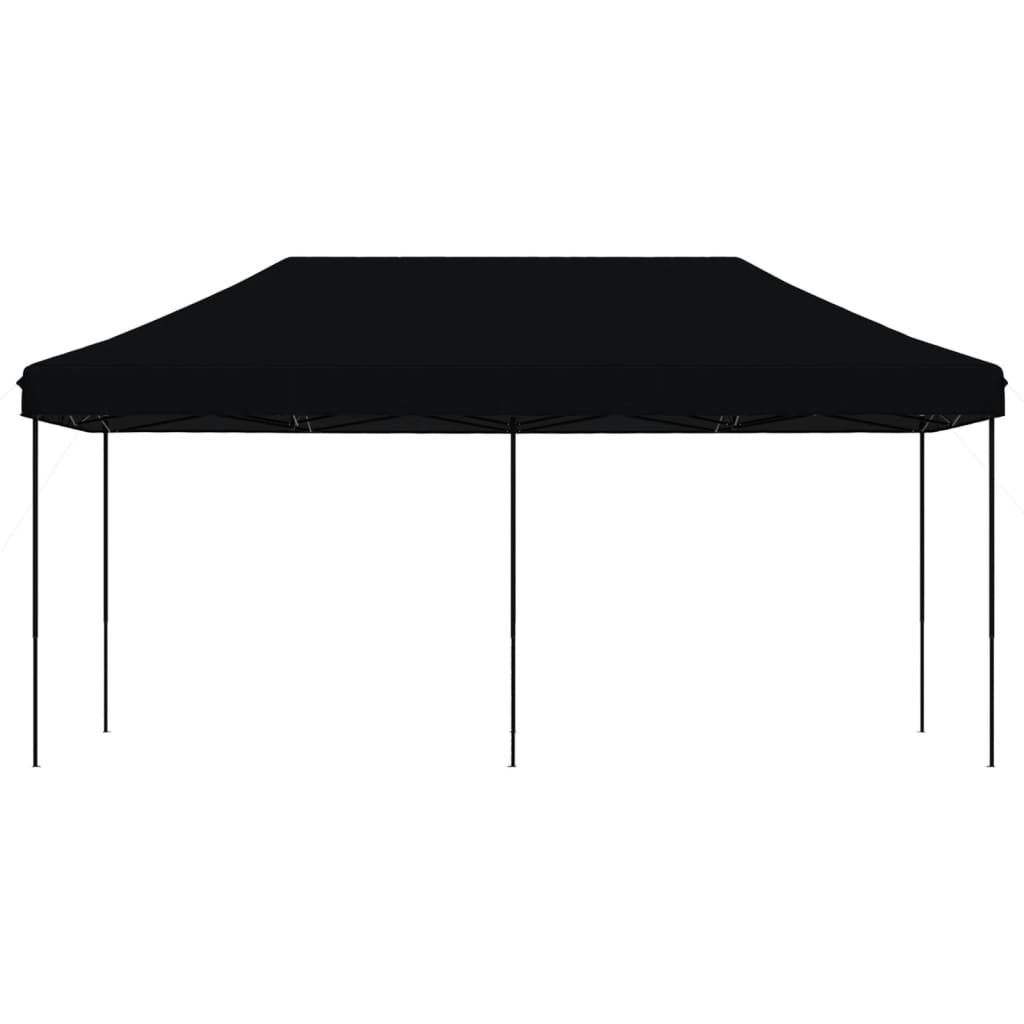 Foldable Party Tent Pop-Up Black 580x292x315 cm - Perfect for Outdoor Events