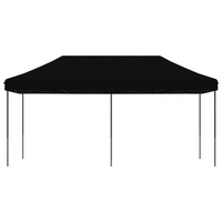 Foldable Party Tent Pop-Up Black 580x292x315 cm - Perfect for Outdoor Events