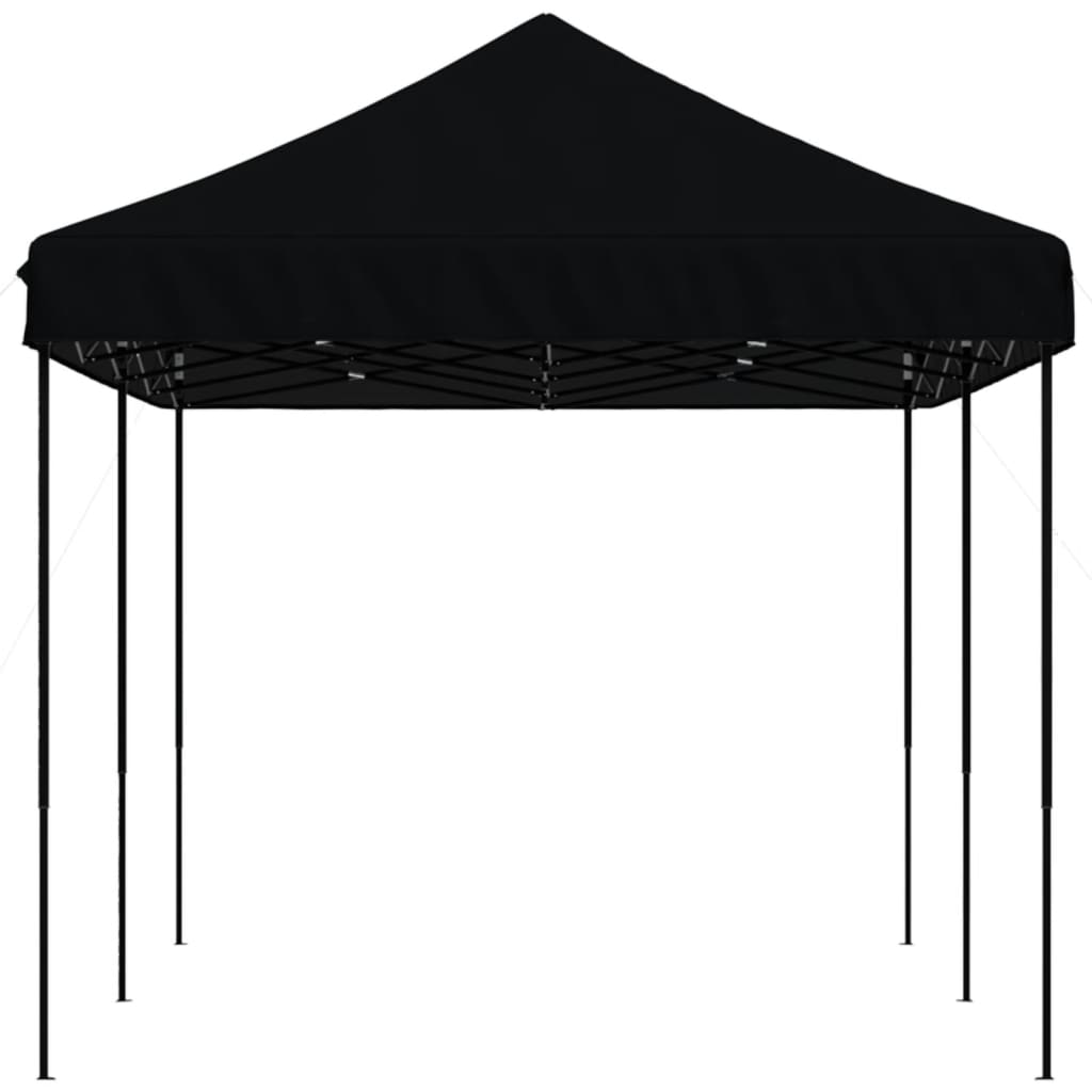 Foldable Party Tent Pop-Up Black 580x292x315 cm - Perfect for Outdoor Events