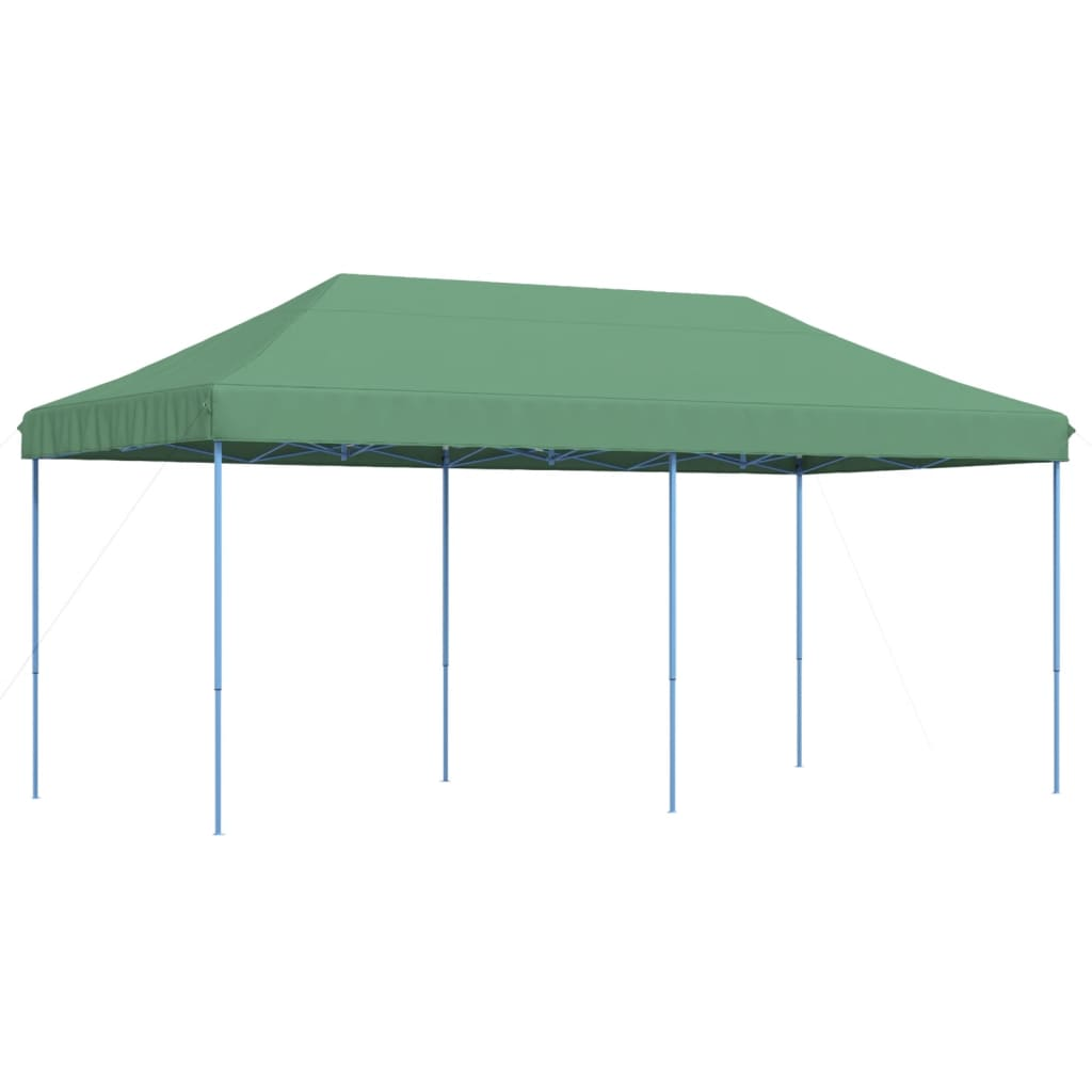 Foldable Party Tent Pop-Up Green 580x292x315 cm - Ideal for Outdoor Events and Gatherings