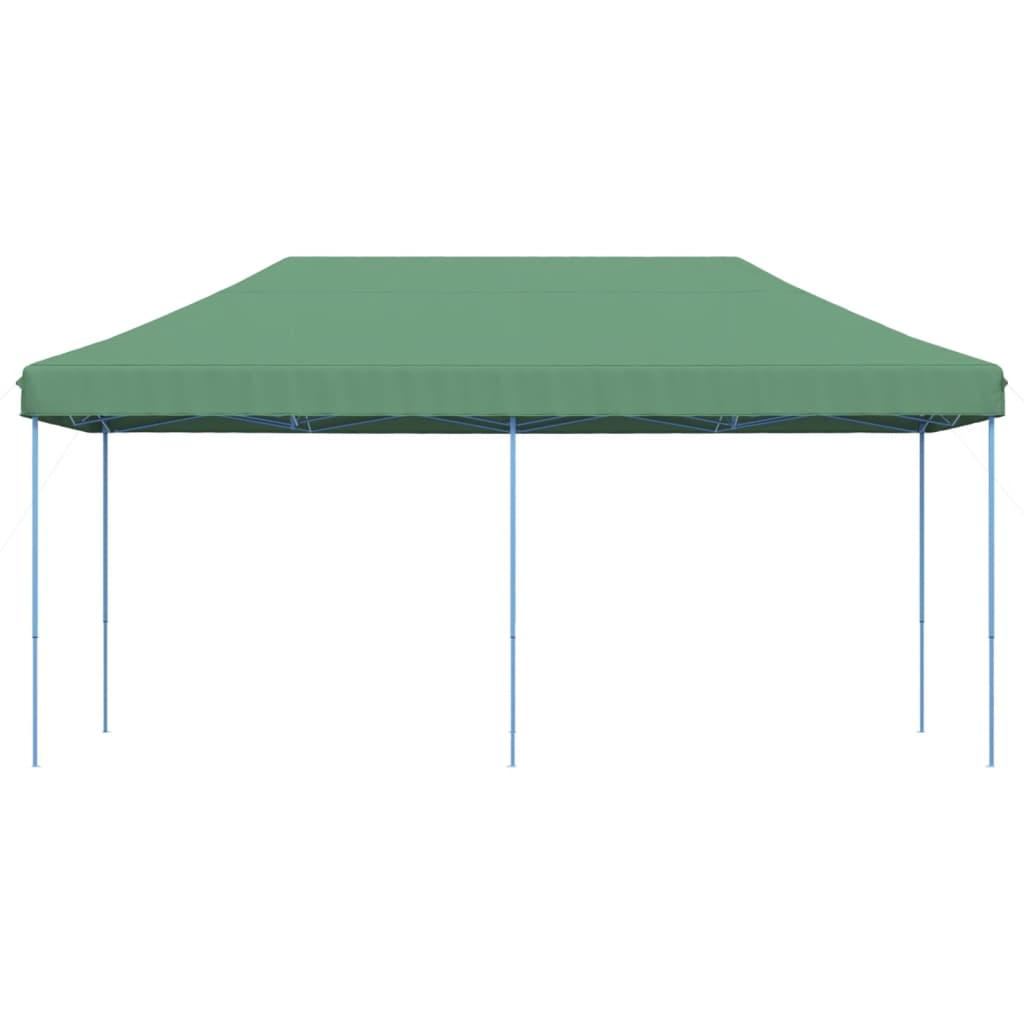 Foldable Party Tent Pop-Up Green 580x292x315 cm - Ideal for Outdoor Events and Gatherings