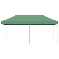 Foldable Party Tent Pop-Up Green 580x292x315 cm - Ideal for Outdoor Events and Gatherings