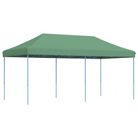 Foldable Party Tent Pop-Up Green 580x292x315 cm - Ideal for Outdoor Events and Gatherings