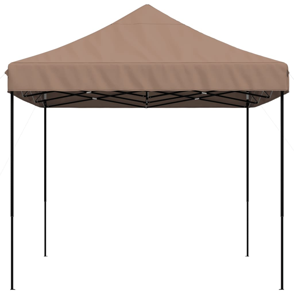 Foldable Party Tent Pop-Up Brown 410x279x315 cm - Perfect for Outdoor Events