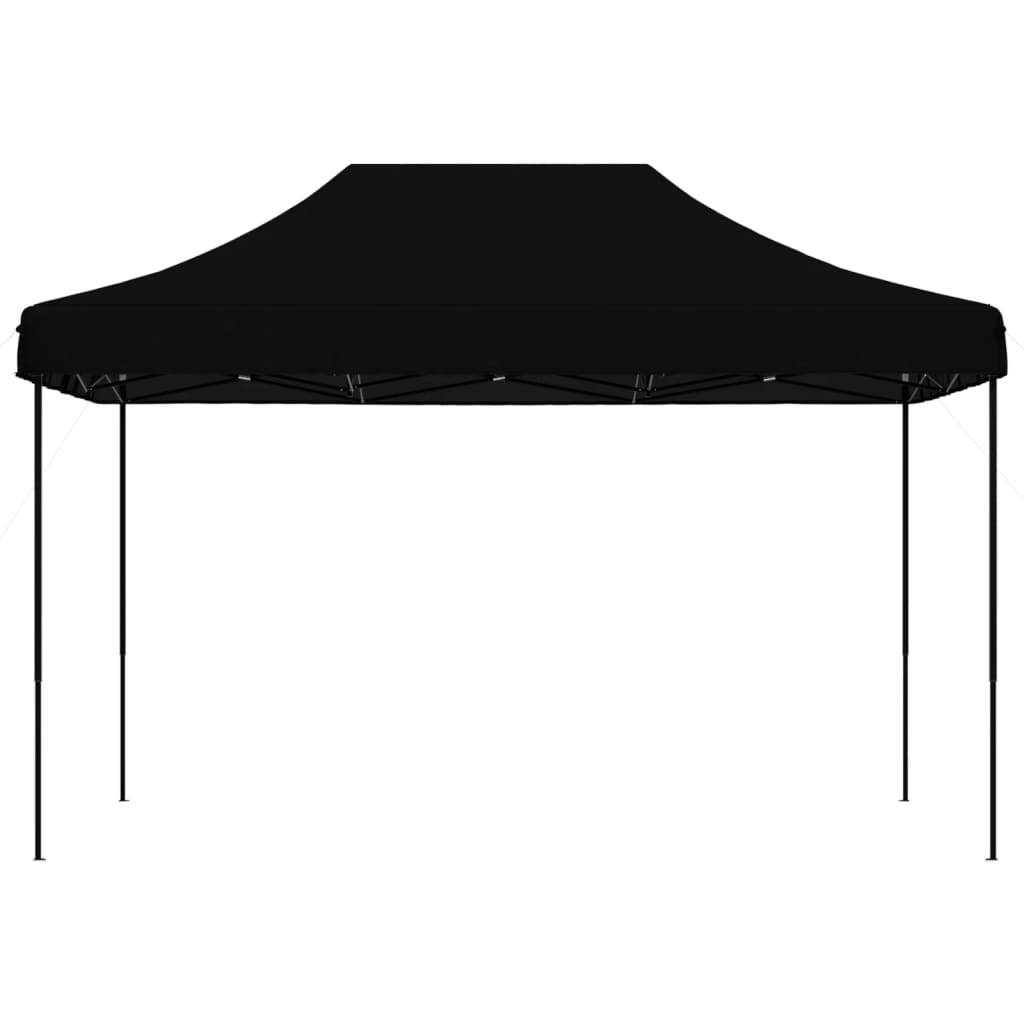 Foldable Party Tent Pop-Up Black 410x279x315 cm - Perfect for Outdoor Events