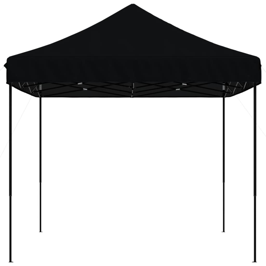 Foldable Party Tent Pop-Up Black 410x279x315 cm - Perfect for Outdoor Events