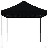 Foldable Party Tent Pop-Up Black 410x279x315 cm - Perfect for Outdoor Events