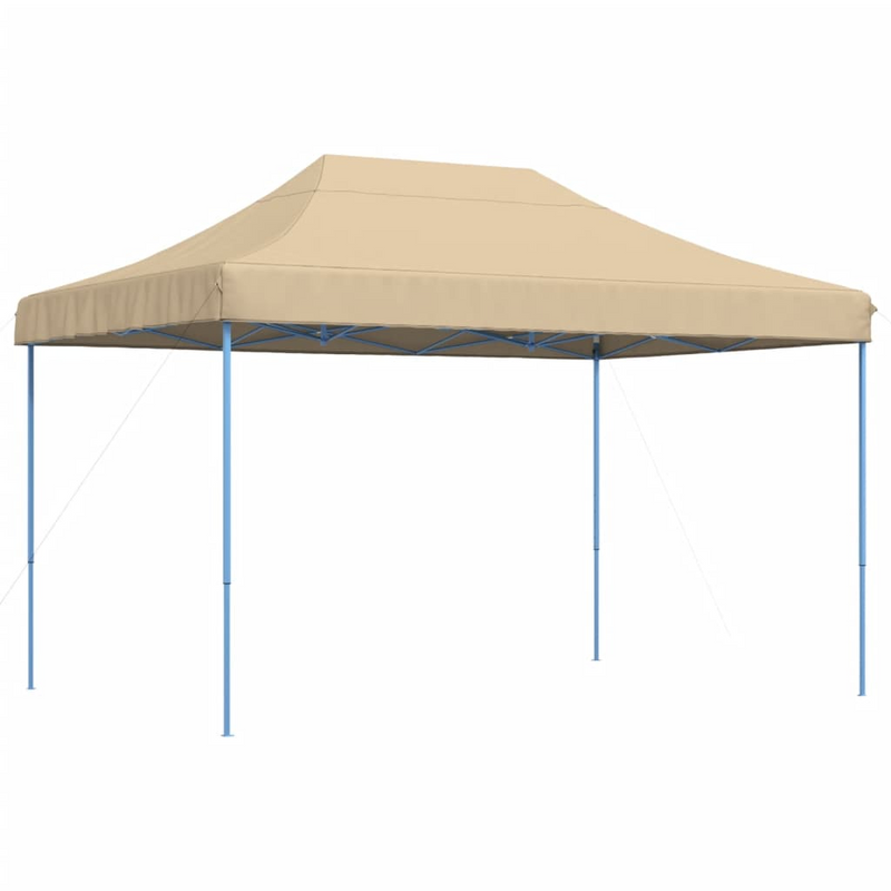 Foldable Party Tent Pop-Up Beige 410x279x315 cm