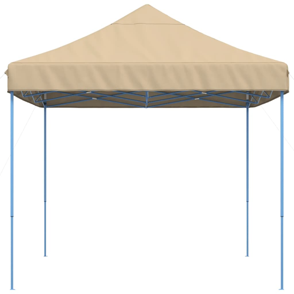 Foldable Party Tent Pop-Up Beige 410x279x315 cm