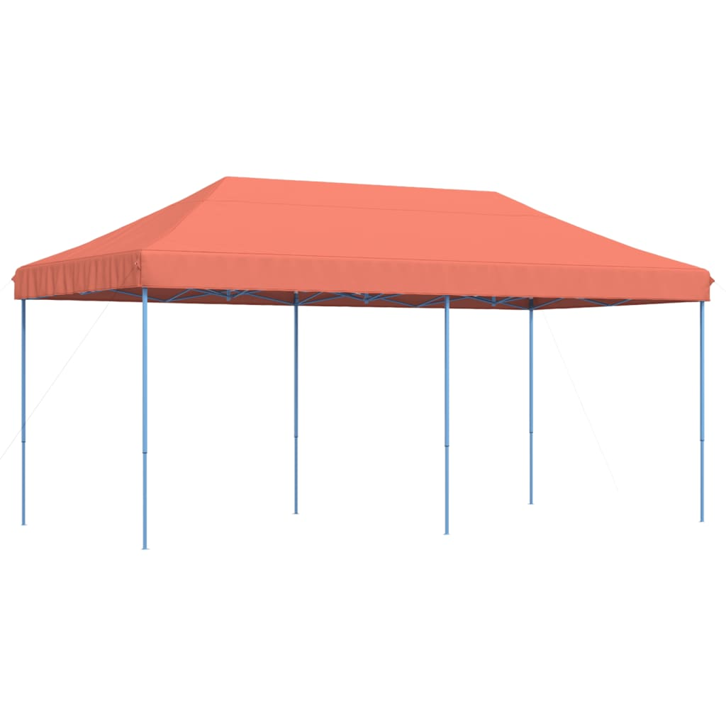 Foldable Party Tent Pop-Up Terracotta 580x292x315 cm - Perfect for Outdoor Events