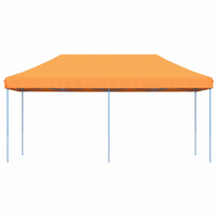 Foldable Party Tent Pop-Up Orange - Ideal for Outdoor Events