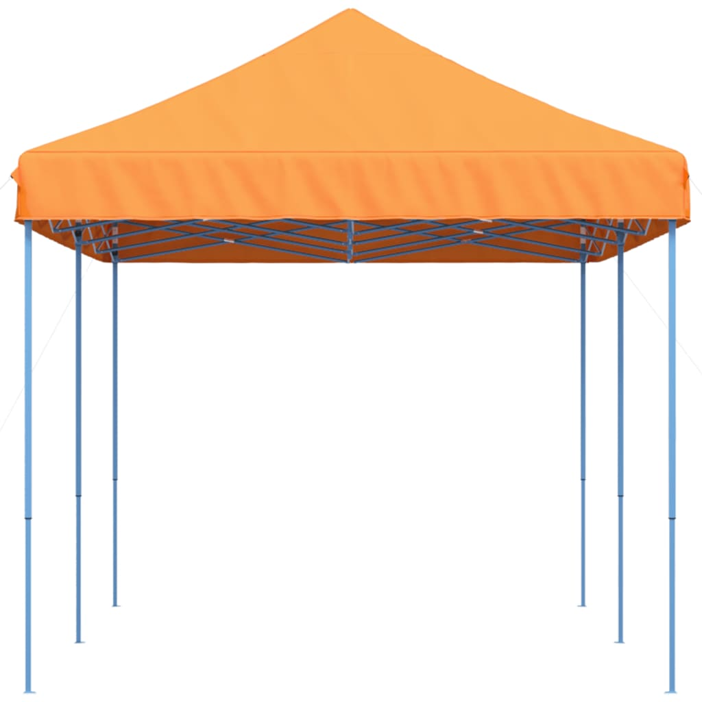 Foldable Party Tent Pop-Up Orange - Ideal for Outdoor Events