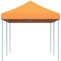 Foldable Party Tent Pop-Up Orange - Ideal for Outdoor Events