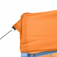 Foldable Party Tent Pop-Up Orange - Ideal for Outdoor Events