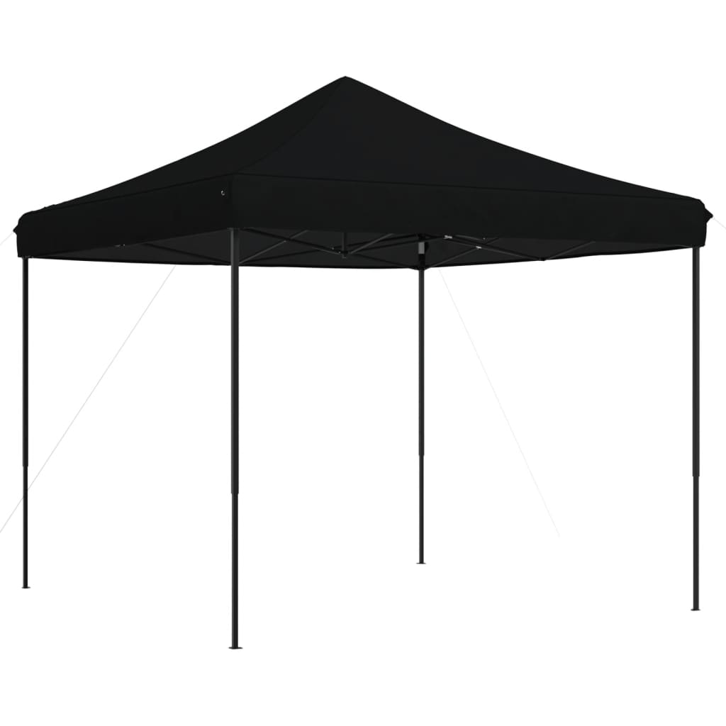 Foldable Party Tent Pop-Up Black 292x292x315 cm - Perfect for Outdoor Events