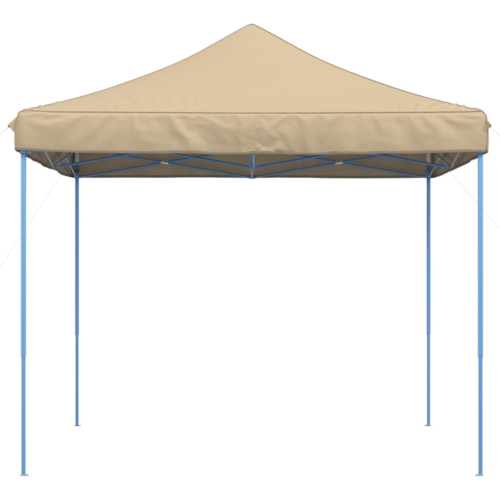 Foldable Party Tent Pop-Up Beige 292x292x315 cm - Ideal for Outdoor Events and Gatherings