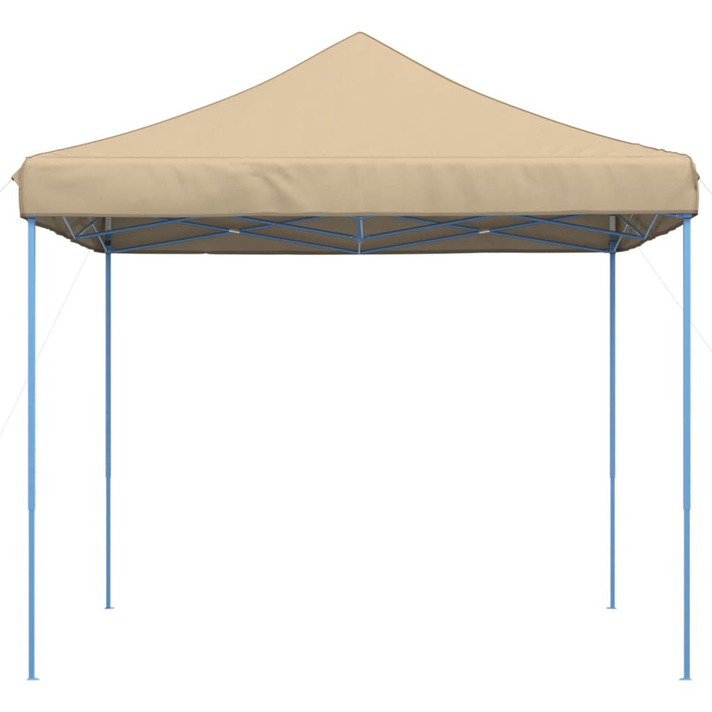 Foldable Party Tent Pop-Up Beige 292x292x315 cm - Ideal for Outdoor Events and Gatherings