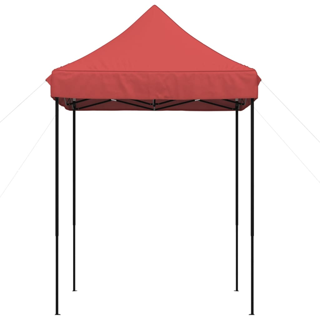 Foldable Party Tent Pop-Up Burgundy 200x200x306 cm - Ideal for Outdoor Events and Gatherings