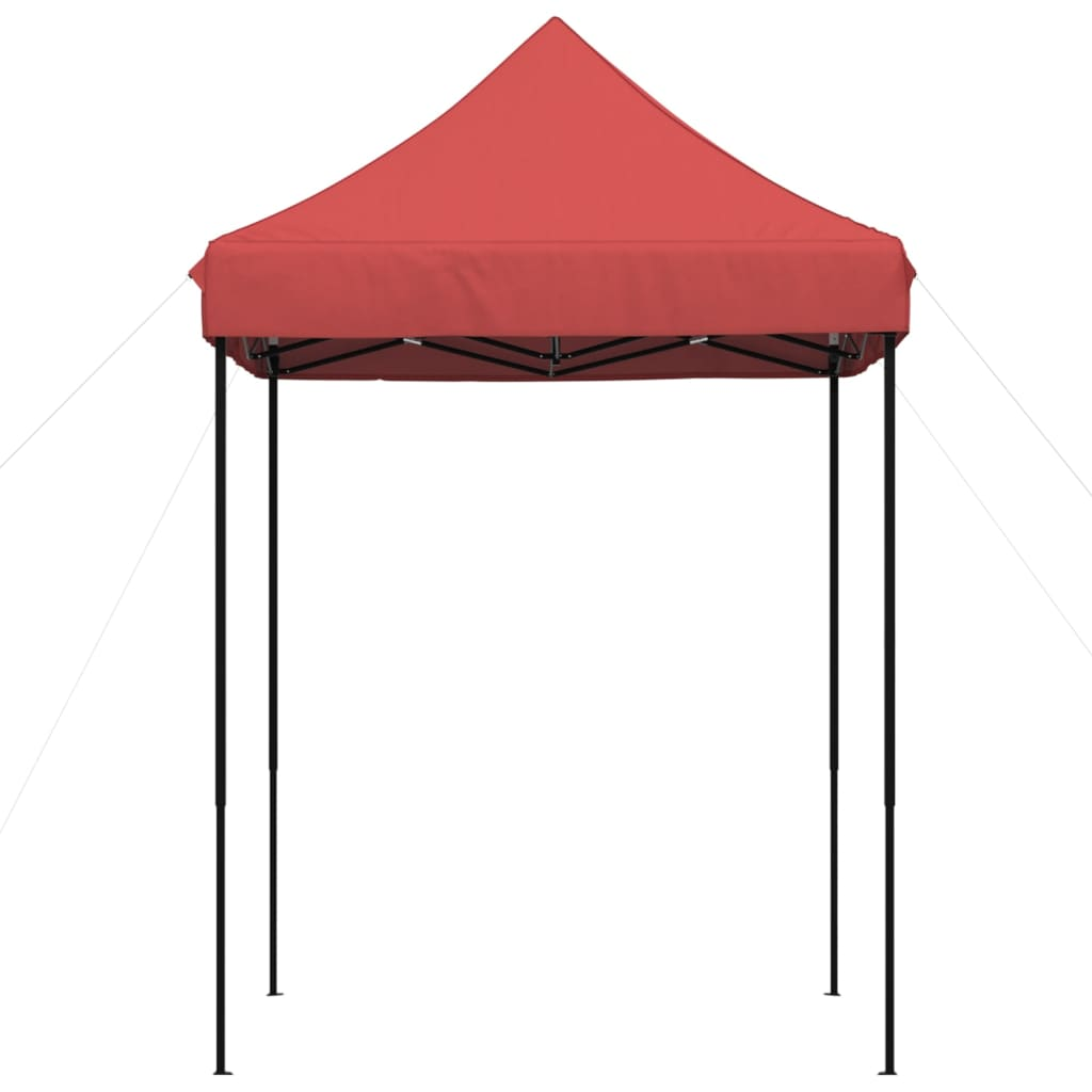 Foldable Party Tent Pop-Up Burgundy 200x200x306 cm - Ideal for Outdoor Events and Gatherings