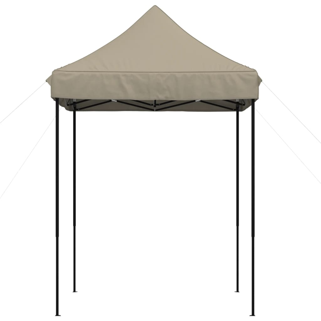 vidaXL Foldable Party Tent Pop-Up Taupe 200x200x306 cm - Outdoor Event Shelter