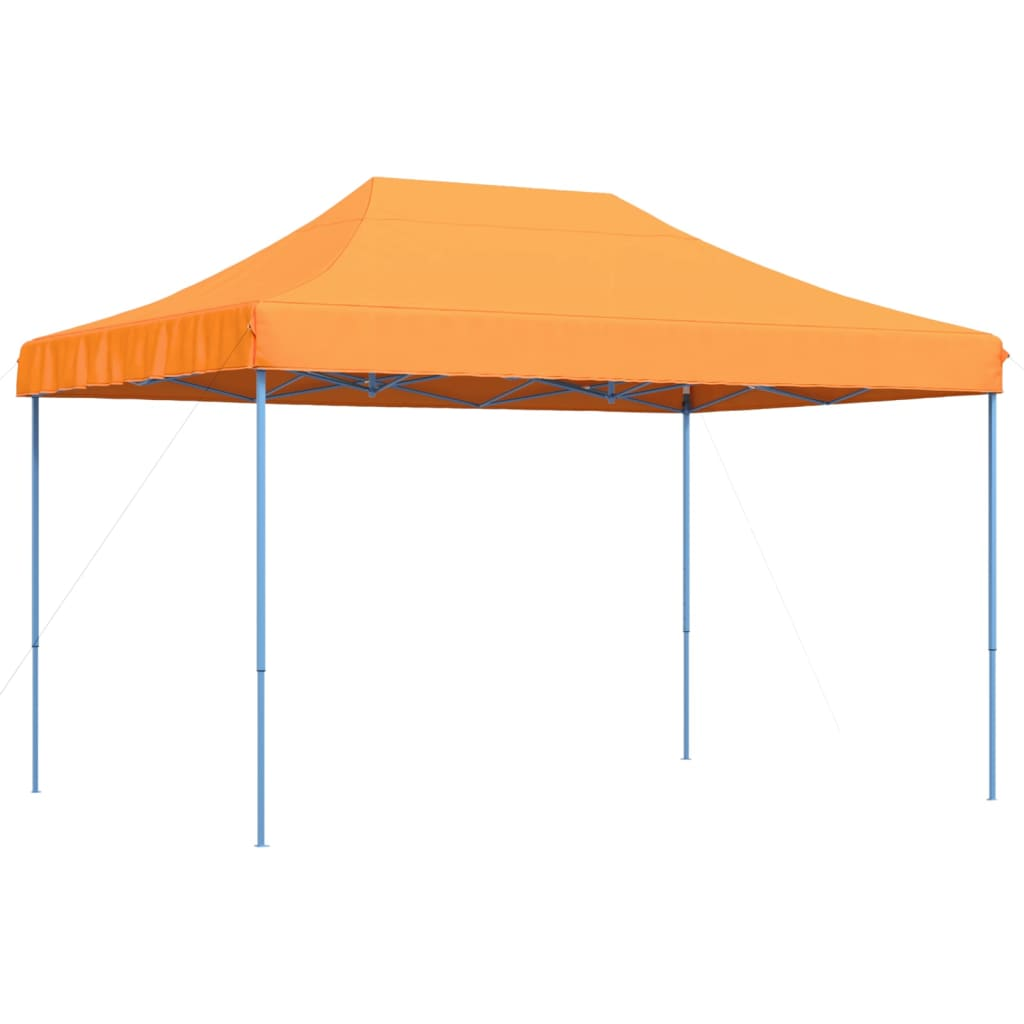 Foldable Party Tent Pop-Up Orange 410x279x315 cm - Ideal for Outdoor Events