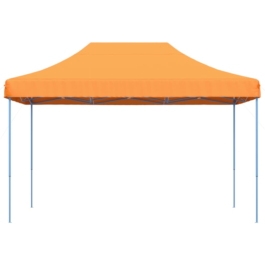 Foldable Party Tent Pop-Up Orange 410x279x315 cm - Ideal for Outdoor Events