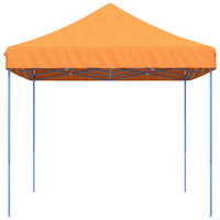 Foldable Party Tent Pop-Up Orange 410x279x315 cm - Ideal for Outdoor Events