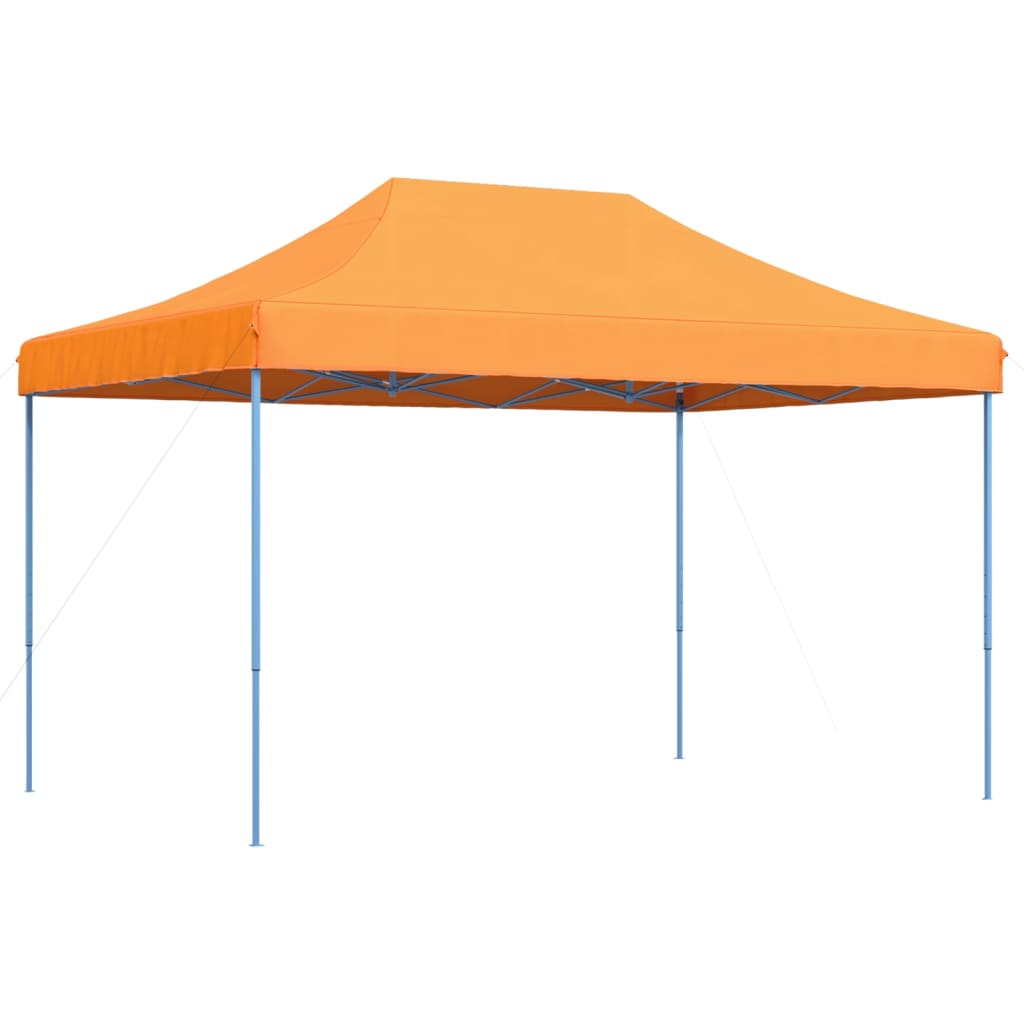 Foldable Party Tent Pop-Up Orange 410x279x315 cm - Ideal for Outdoor Events